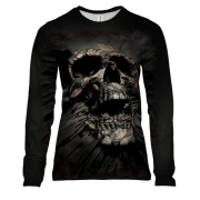 Жіночий 3D лонгслів Прорив черепа