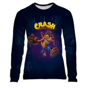 Жіночий 3D лонгслів Crash Bandicoot (2)