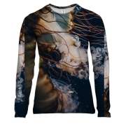 Женский 3D лонгслив Медузы 5