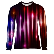Женский 3D лонгслив Rainbow impulses