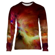 Женский 3D лонгслив Stormy sky 4