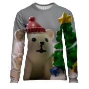 Жіночий 3D лонгслів Christmas toy 10