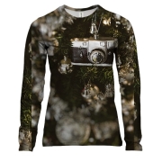 Женский 3D лонгслив Christmas toy 3