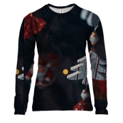 Женский 3D лонгслив Christmas toy 2