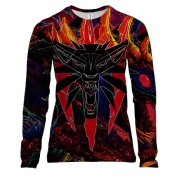 Жіночий 3D лонгслів The Witcher Арт