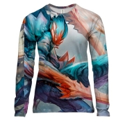 Жіночий 3D лонгслів Multi-colored creation