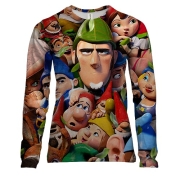 Женский 3D лонгслив Sherlock Gnomes