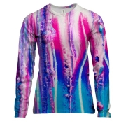 Женский 3D лонгслив Multicolor abstraction 4