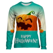 Женский 3D лонгслив Happy Halloween 5