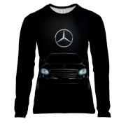 Жіночий 3D лонгслів Mercedes-Benz Black