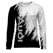 Жіночий 3D лонгслів Audi (BW)