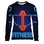 Жіночий 3D лонгслів Fitness.
