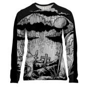 Жіночий 3D лонгслів Graveyard Graphics