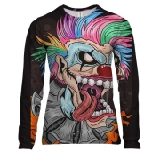 Жіночий 3D лонгслів Crazy Clown