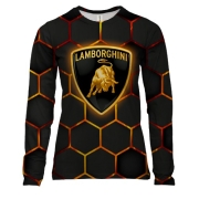 Жіночий 3D лонгслів Lamborghini