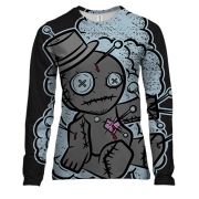 Жіночий 3D лонгслів з лялькою Вуду