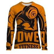Жіночий 3D лонгслів Power Fitness