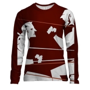 Женский 3D лонгслив Fighters in the ring