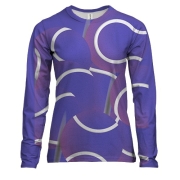 Жіночий 3D лонгслів Tennis ball Blue