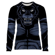 Жіночий 3D лонгслів Пума-Бодибилдер