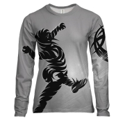 Жіночий 3D лонгслів Football player Graphic  Art