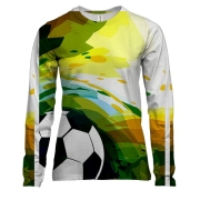 Жіночий 3D лонгслів Football Art