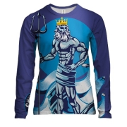 Жіночий 3D лонгслів Посейдон-бодібілдер