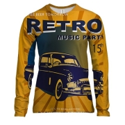 Жіночий 3D лонгслів Retro Music Part