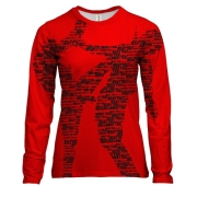 Жіночий 3D лонгслів Силуети з слів