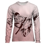 Жіночий 3D лонгслів Борець в польоті