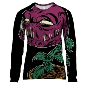 Жіночий 3D лонгслів Кровожерливий квітка