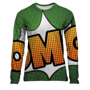 Женский 3D лонгслив OMG art