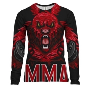 Женский 3D лонгслив ММА кролик