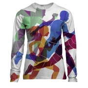 Жіночий 3D лонгслів з бігунами