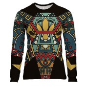 Жіночий 3D лонгслів з візерунковим слоном