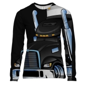 Жіночий 3D лонгслів зі злою кабіною