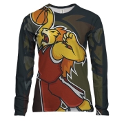 Жіночий 3D лонгслів Basketball Lion