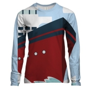 Жіночий 3D лонгслів з ілюстрацією Титаніка