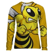 Жіночий 3D лонгслів з бджолою качком