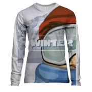 Жіночий 3D лонгслів Winter