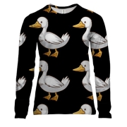 Жіночий 3D лонгслів з гусьми