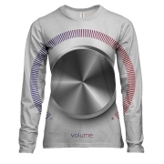 Женский 3D лонгслив с кнопкой громкости