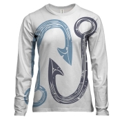 Жіночий 3D лонгслів с крючками