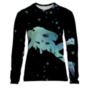 Жіночий 3D лонгслів з дайвером