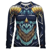 Жіночий 3D лонгслів з козлом-хіпстером