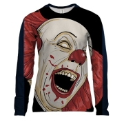 Женский 3D лонгслив с клоуном Пеннивайзом