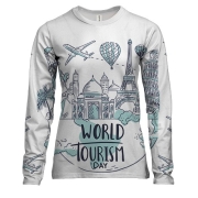 Жіночий 3D лонгслів World Tourism Day