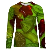 Жіночий 3D лонгслів з мармеладом