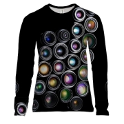 Жіночий 3D лонгслів з об'єктивами