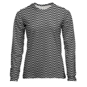 Жіночий 3D лонгслів з хвилями ілюзіями